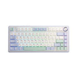Механична клавиатура Aula - F75, безжична, Reaper Switc, RGB, лилава/бежова Механична клавиатура Aula - F75, безжична, Reaper Switc, RGB, лилава/бежова
