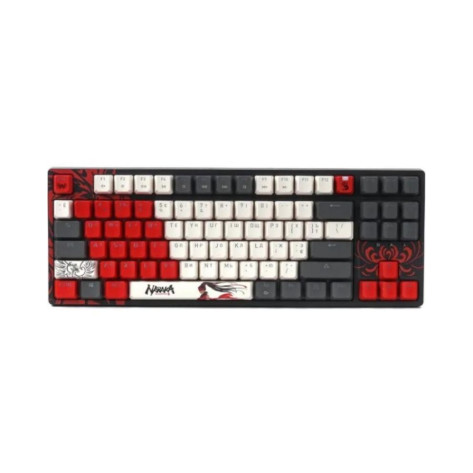 Механична клавиатура Bloody - Naraka S87, Bloody BLMS Red Plus Linear, RGB, червена/черна