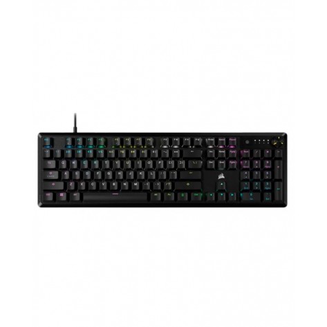 Механична клавиатура Corsair - K70 CORE, MLX Red, RGB, черна