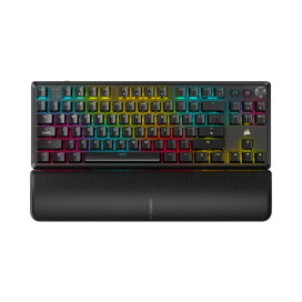 Механична клавиатура Corsair - K70 Core TKL RGB, безжична, MLX Red, черна