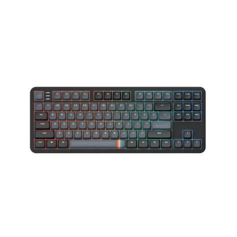 Механична клавиатура Dark Project - ALU87A Midnight, G3MS Zircon Speed Linear, RGB, черна