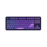 Механична клавиатура Dark Project - ALU87B Celestial, G3MS Voidstone, RGB, лилава