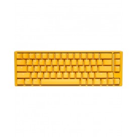  Механична клавиатура Ducky - One 3, MX Cherry Blue, RGB, жълта