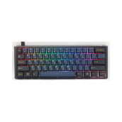 Механична клавиатура Ducky - One 3 Pro Mini, Cherry MX2A Speed Silver, Nazca Line
