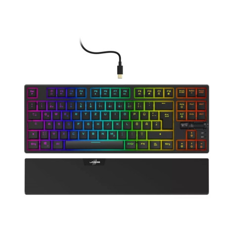 Механична клавиатура Hama - uRage Exodus 860, Outemu Red, RG, черна