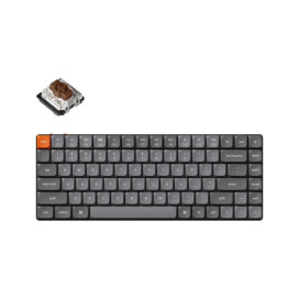 Механична клавиатура Keychron - K3 MAX, безжична, Gateron Brown, RGB, черна