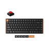 Механична клавиатура Keychron - K3 Max SE, безжична, Milk POM Red, RGB, черна