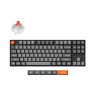 Механична клавиатура Keychron - K8 Max QMK, VIA TKL, Super Red, RGB, черна