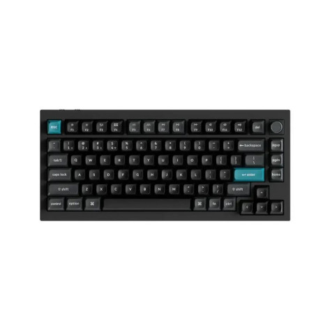 Механична клавиатура Keychron - Q1 Ultra 8K, безжична, Silk POM Red, RGB, черна