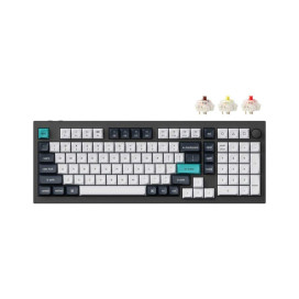 Механична клавиатура Keychron - Q5 Max, безжична, Gateron Jupiter Brown, RGB, черна