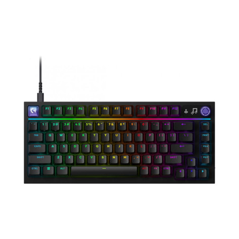 Механична клавиатура Logitech - G316 X 75, Tactile/Linear, RGB, черна