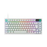 Механична клавиатура Logitech - G316 X 75, Tactile/Linear, RGB, бяла
