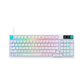 Механична клавиатура Logitech - G316 X 98, Tactile, RGB, бяла