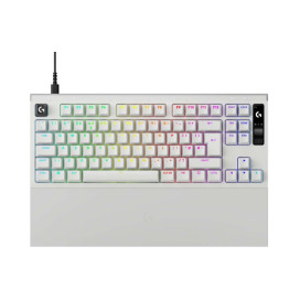 Механична клавиатура Logitech - Pro X2 Rapid, TKL, Custom HE Magnetic, RGB, бяла Механична клавиатура Logitech - Pro X2 Rapid, TKL, Custom HE Magnetic, RGB, бяла