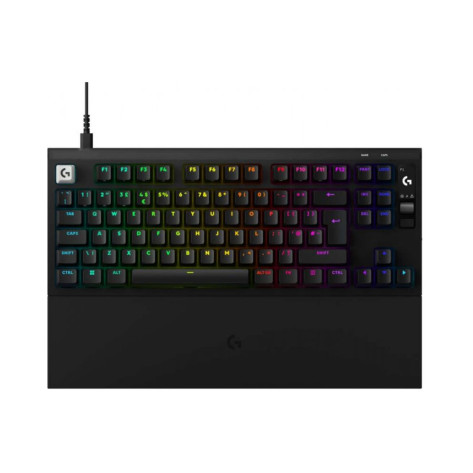 Механична клавиатура Logitech - Pro X2 Rapid, TKL, Custom HE Magnetic, RGB, черна