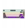 Механична клавиатура Lorgar - KBP7075W, безжична, Linear, RGB, бежова
