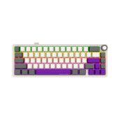 Механична клавиатура Lorgar - KBP70MW Mini, безжична, Linear, RGB, бежова/сива