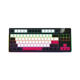 Механична клавиатура Lorgar - KBP70TKLW, безжична, Linear, RGB, черна/червена