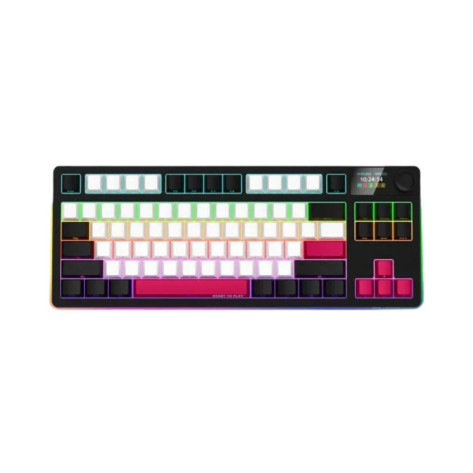 Механична клавиатура Lorgar - KBP70TKLW, безжична, Linear, RGB, черна/червена