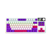 Механична клавиатура Lorgar - KBP70TKLW, безжична, Linear, RGB, бяла