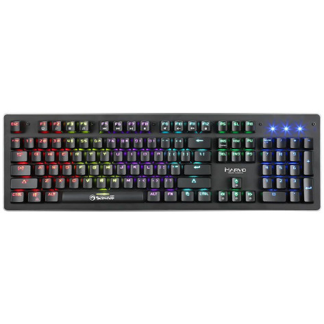 Механична клавиатура Marvo - KG909, Blue, LED, черна