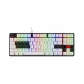 Механична клавиатура Pulsar - PCMK 2HE TKL, Linear, RGB, White Механична клавиатура Pulsar - PCMK 2HE TKL, Linear, RGB, White