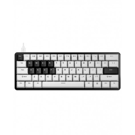 Механична клавиатура Pulsar - PCMK 3 HE 60, Linear, RGB, бяла/черна