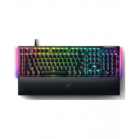 Механична клавиатура Razer - BlackWidow V4, Yellow, RGB, черна