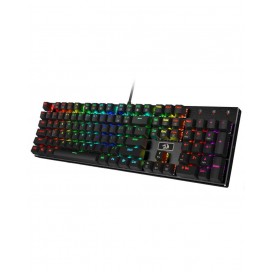  Механична клавиатура Redragon - Devarajas K556, Brown, RGB, черна