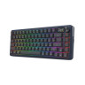 Механична клавиатура Redragon - Flekact Pro K708-RGB-PRO, безжична, RGB, черна