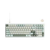 Механична клавиатура Royal Kludge - RK R98 Pro Sky Cyan, Cream Switch, RGB, синя Механична клавиатура Royal Kludge - RK R98 Pro Sky Cyan, Cream Switch, RGB, синя