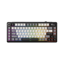Механична клавиатура Royal Kludge – RK L75, безжична, Cream, RGB, Black