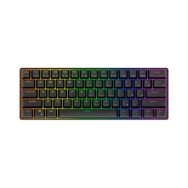 Механична клавиатура Royal Kludge – RK61, безжична, Red switch, RGB, черна Механична клавиатура Royal Kludge – RK61, безжична, Red switch, RGB, черна