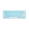 Механична клавиатура Royal Kludge – RK61, безжична, Red switch, RGB, бяла