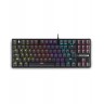 Механична клавиатура Spartan Gear - Lochos 2 TKL, Red, LED, черна