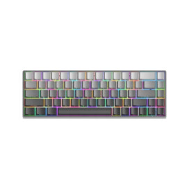  Механична клавиатура White Shark - Nunchaku, Red Switches, RGB, сива
