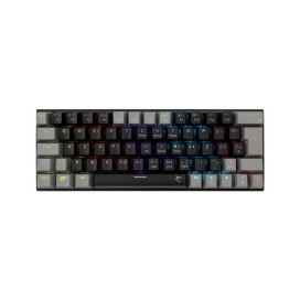  Механична клавиатура White Shark - Wakizashi-2, Red switch, RGB, черна/сива