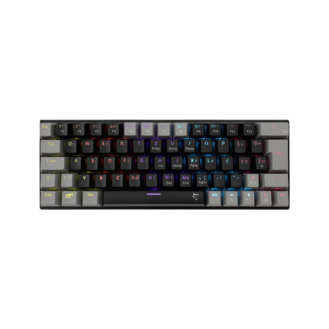Механична клавиатура White Shark - Wakizashi-2, Red switch, RGB, черна/сива