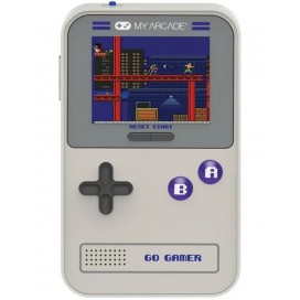 Конзола Мини конзола My Arcade - Gamer V Classic 300in1, сива/лилава