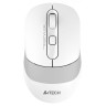 Мишка A4Tech - Fstyler FB10CS, оптична, безжична, бяла/сива