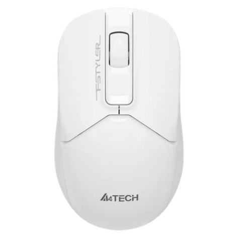Мишка A4Tech - Fstyler FG12S, оптична, безжична, бяла