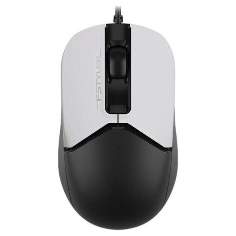 Мишка A4Tech - FSTYLER FM12S Panda, оптична, бяла/черна