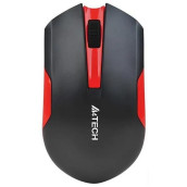  Мишка A4Tech - V-Track G3-200N, оптична, безжична, черна/червена