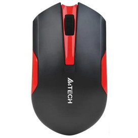  Мишка A4Tech - V-Track G3-200N, оптична, безжична, черна/червена