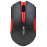 Мишка A4Tech - V-Track G3-200N, оптична, безжична, черна/червена