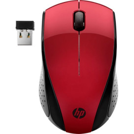 Мишка HP – 220, оптична, безжична, червена