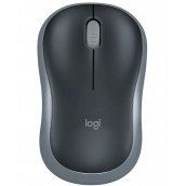  Мишка Logitech - M185, оптична, безжична, Swift Grey