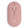 Мишка Logitech - Pebble Mouse 2 M350s, оптична, безжична, Rose