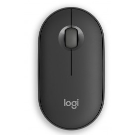 Мишка Logitech - Pebble Mouse 2 M350s, оптична, безжична, Graphite