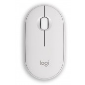  Мишка Logitech - Pebble Mouse 2 M350s, оптична, безжична, White